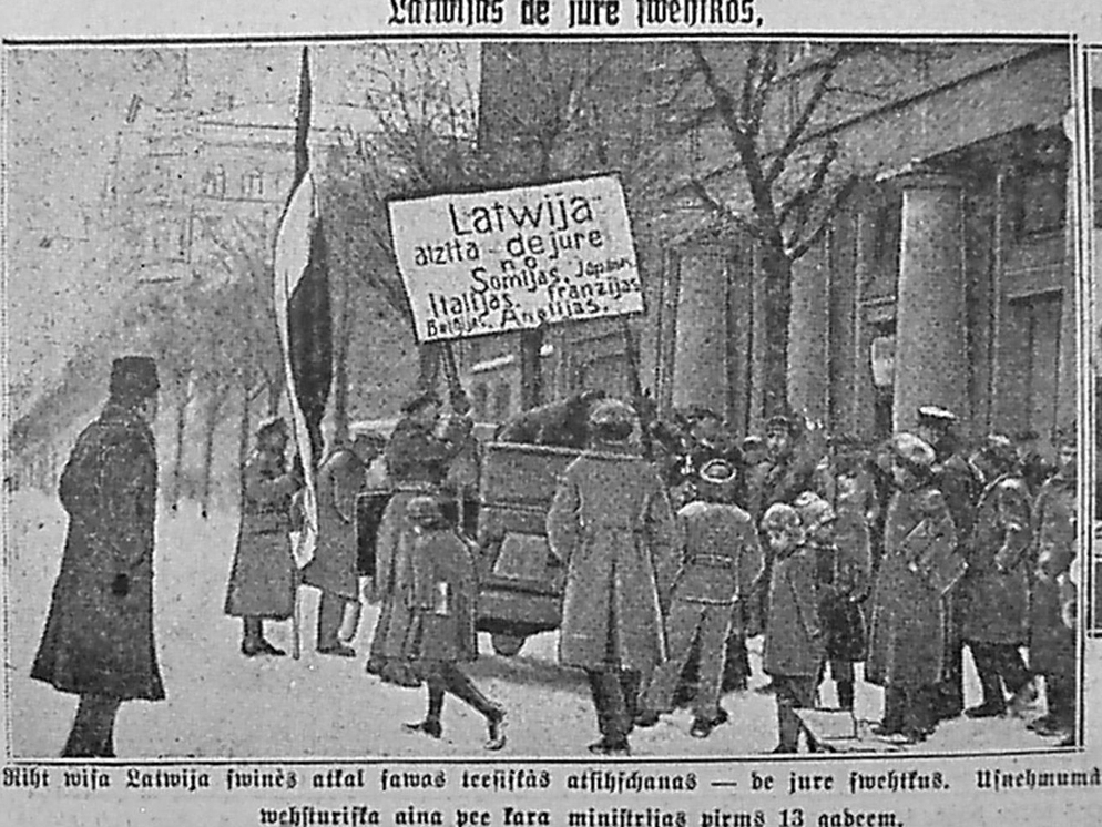 “De iure” maģiskais zelta kronis. Kāpēc Latvijas atzīšana 1921. gadā izraisīja tik daudz strīdu un kritikas?