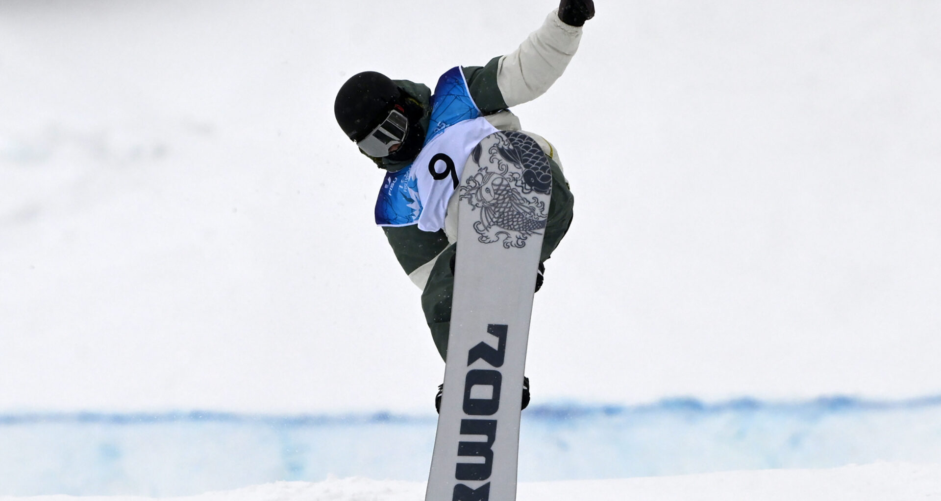 Japan, Slovenia win delayed big air finals