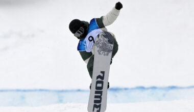 Japan, Slovenia win delayed big air finals