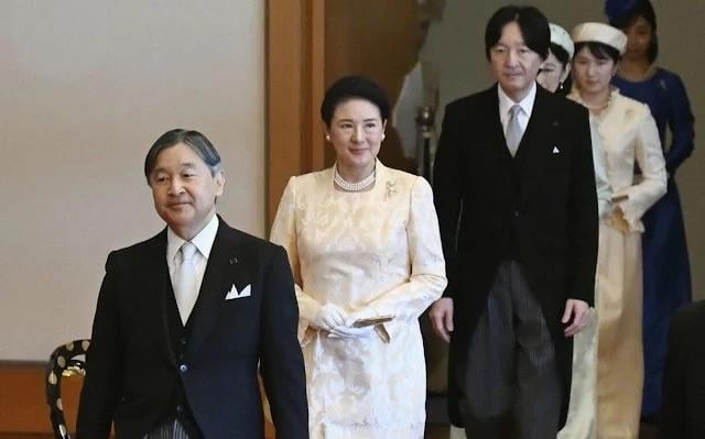 Japan's Imperial Family Attends the 2025 New Year's Poetry Ceremony