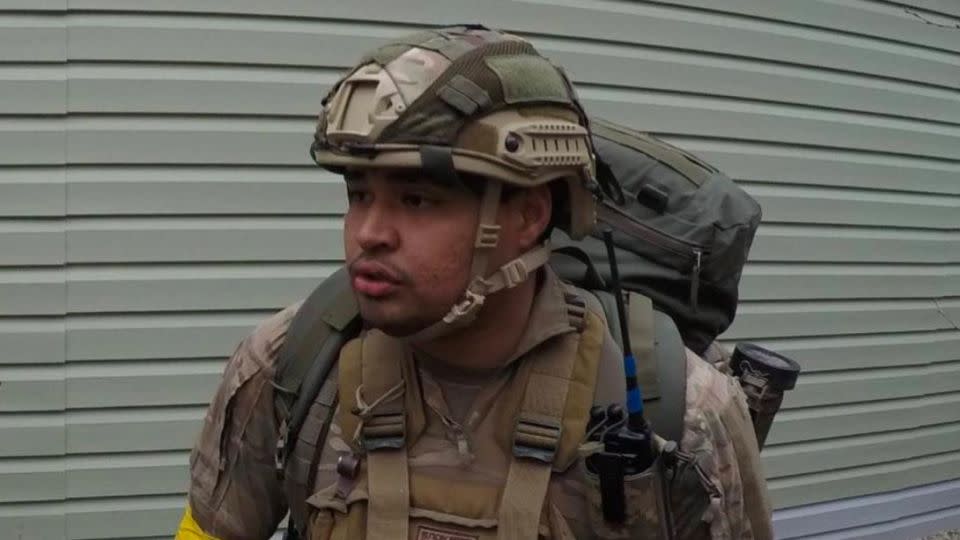 US Army veteran Cedric Hamm was killed in Ukraine's border region of Sumy in March. His remains were repatriated to San Antonio, Texas, in December. - Raquel Hamm