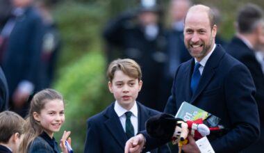 Prince George joined Prince William for the first time to play in the royal family's traditional Christmas Eve football match