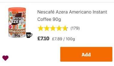 cost of living taking the absolute piss now