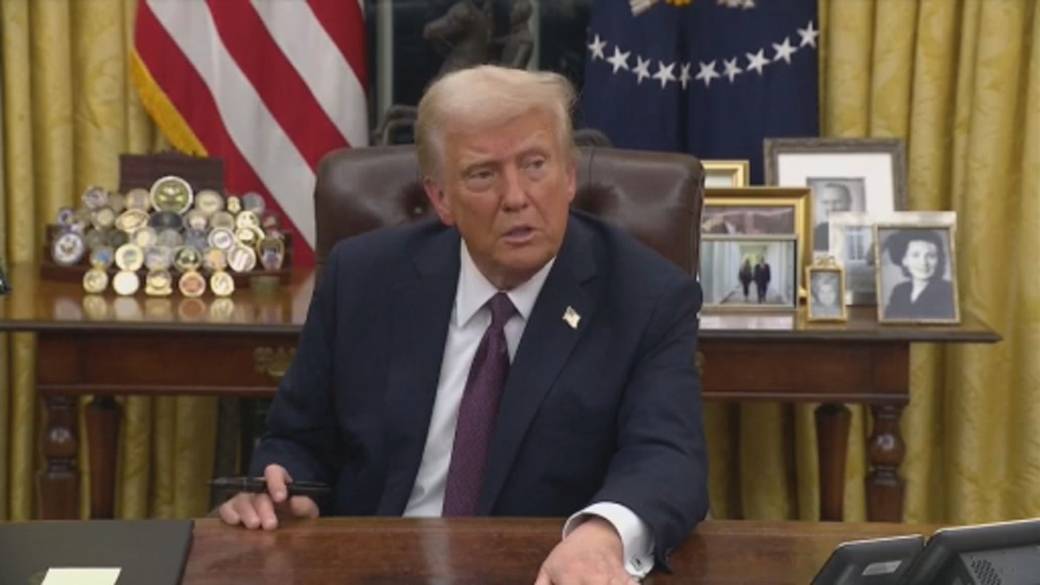 Click to play video: '‘We don’t need them’: Trump takes tariff threats against Canada to world stage'