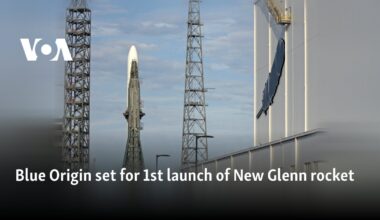 Blue Origin set for 1st launch of New Glenn rocket