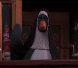 Nice to see The Belfast Nun in the new Wallace and Gromit film