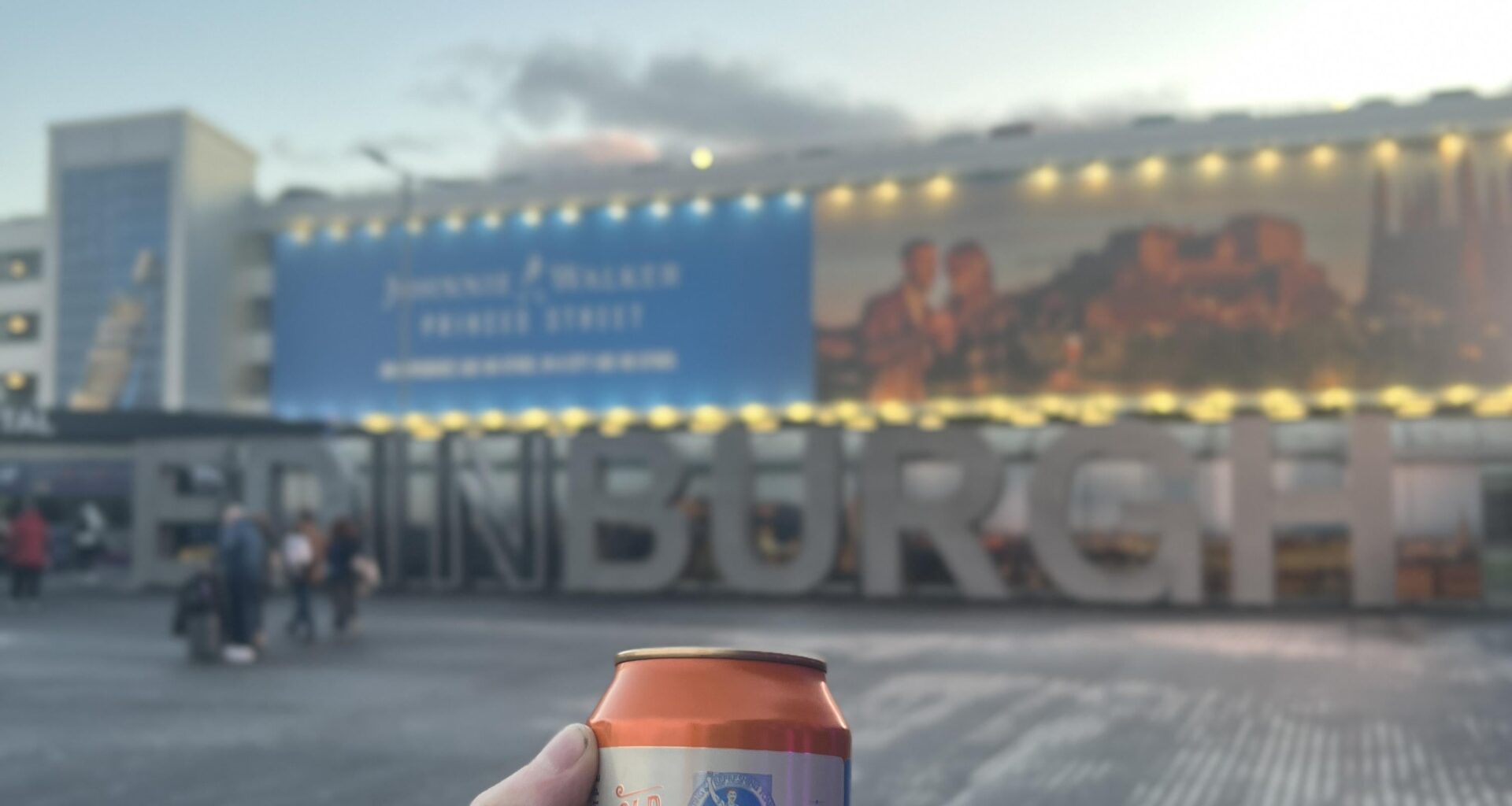 After 50 hours, 3 cancelled flights, and one ocean, a wee chilled Bru is in order 🙌