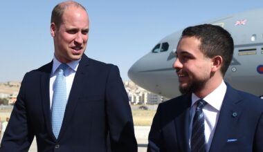 Crown Prince Hussein reunites with 'dear friend' Prince William in Windsor