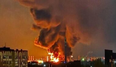 Drone strike on fuel supply sees Russia declare emergency - World News - News
