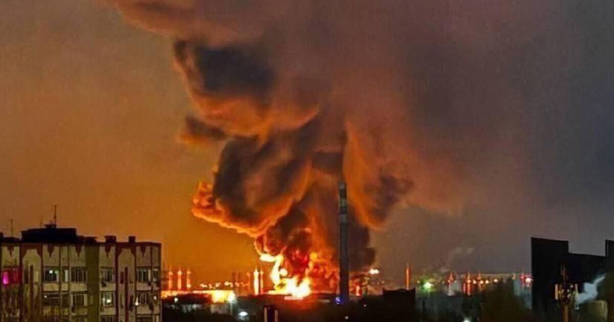 Drone strike on fuel supply sees Russia declare emergency - World News - News