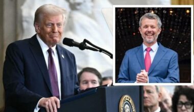 Denmark's King Frederik sends message to President Donald Trump following inauguration