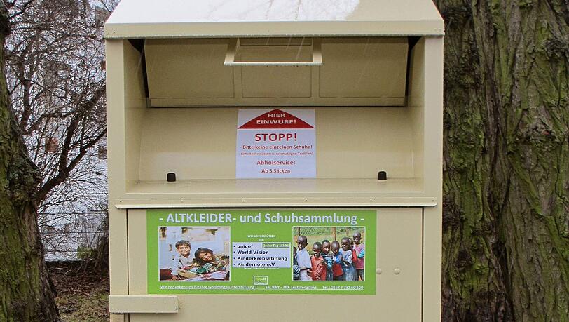 Neue Kleidercontainer braucht die Stadt.