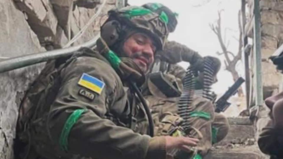Former US soldier Zachary Ford, 26, from Missouri is seen in an undated photo from Ukraine, where he volunteered as a fighter with Ukrainian forces. - Ronda Smith
