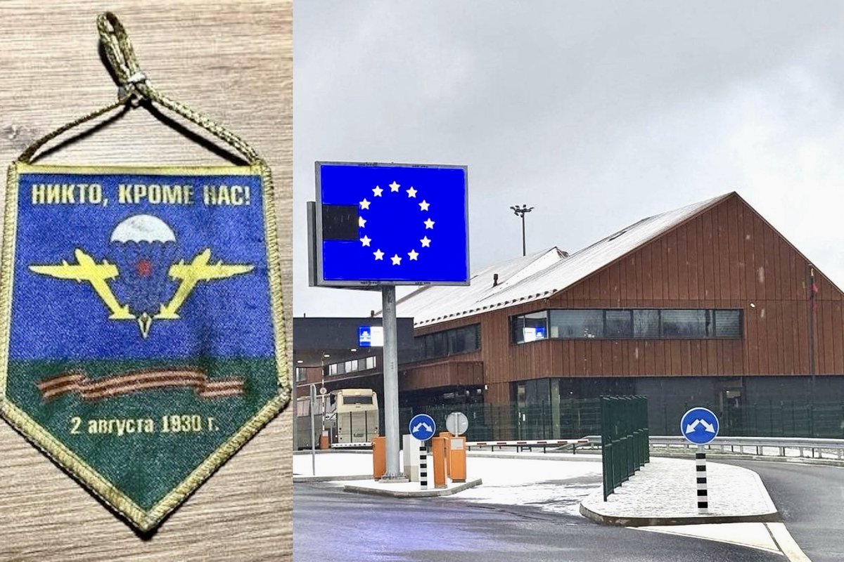 Draudžiamą simboliką demonstravusio baltarusio pasieniečiai neįleido į Lietuvą, jam skirta bauda