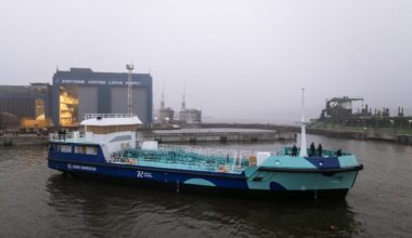 Lithuania's first hydrogen-electric ship hits the water