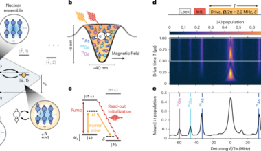 A many-body quantum register for a spin qubit