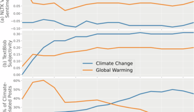 The changing language and sentiment of conversations about climate change in Reddit posts over sixteen years