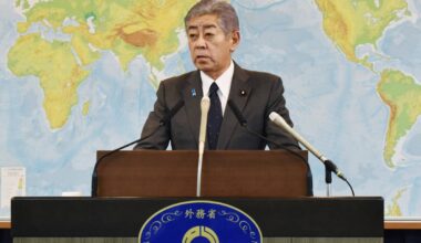Japan top diplomat visits South Korea to amid political turmoil in Seoul