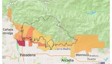 What communities are being impacted by the Eaton Fire in Los Angeles? [OC]