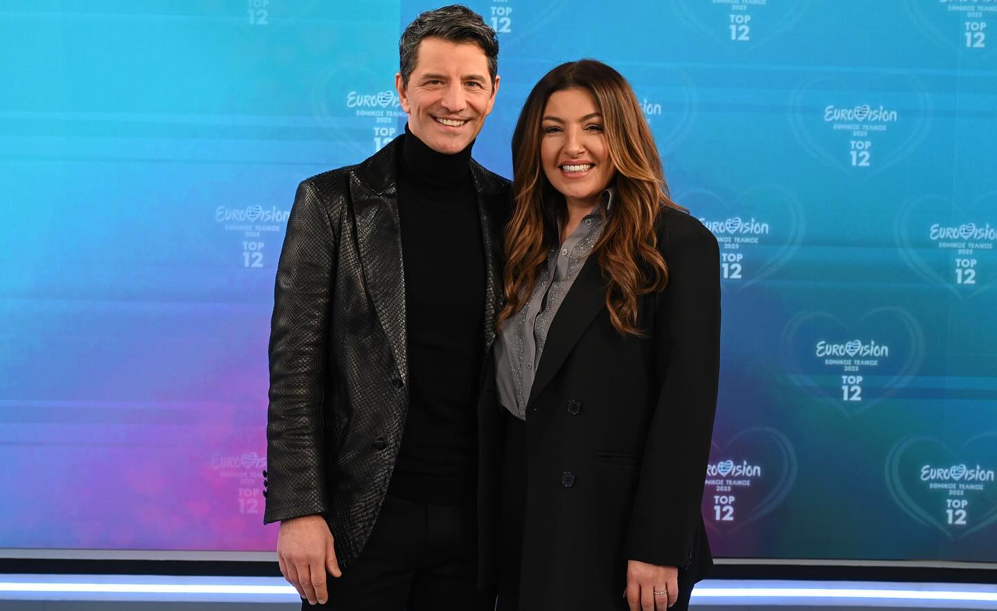 Helena Paparizou and Sakis Rouvas to Host the National Final
