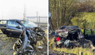 Spoorwegovergang waar trein inreed op auto was geen ‘zwart punt’ volgens Infrabel: “Alle signalen werkten perfect” - Het Nieuwsblad