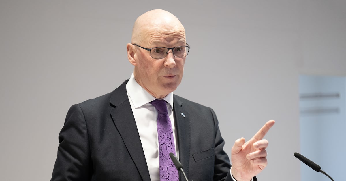 Remain is in the past, rejoining EU is ‘Scotland’s best hope’, Swinney to say – The Irish News