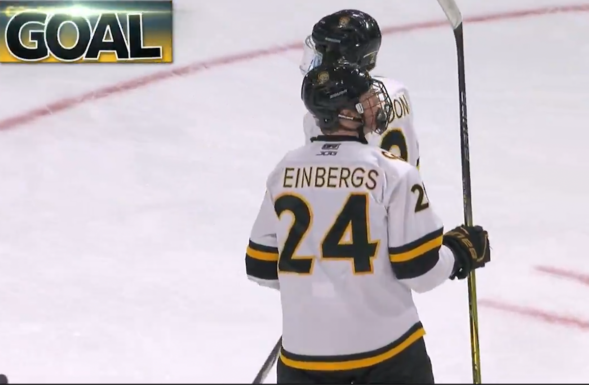 Colorado College forward Klavs Veinbergs and Latvia Christmas tradition 