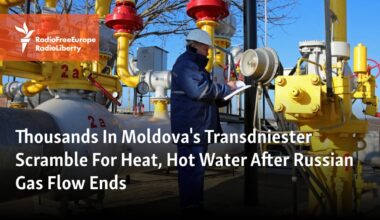 Thousands In Moldova's Transdniester Scramble For Heat, Hot Water After Russian Gas Flow Ends