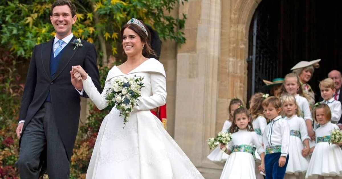 Princess Eugenie's wedding anniversary photo's detail you may have missed | Royal | News