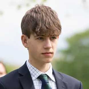 A taciturn James is a cousin of Prince William