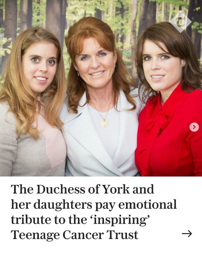 Sarah Ferguson takes a stand for noble cause alongside daughters