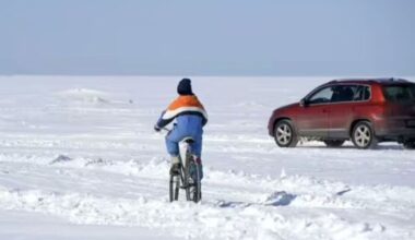 Europe's longest 17-mile ice road where wearing a seatbelt is illegal | World | News