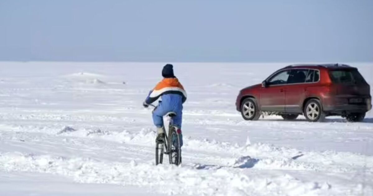 Europe's longest 17-mile ice road where wearing a seatbelt is illegal | World | News