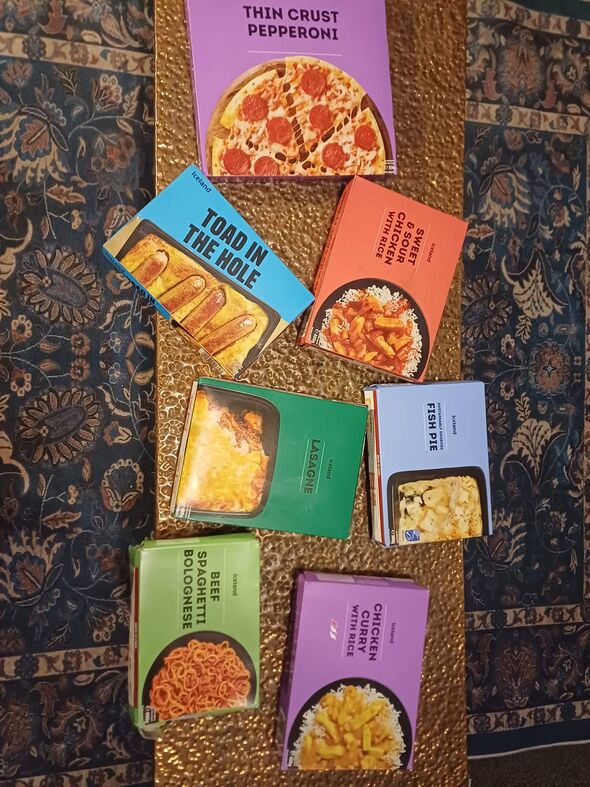 The seven meals for £7 at Iceland