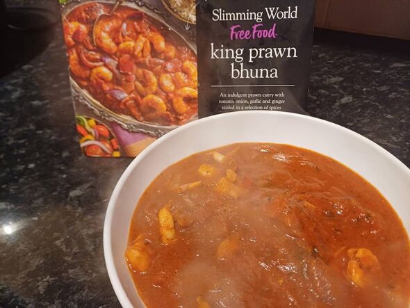 Slimming World King Prawn Bhuna  500g, £4.75