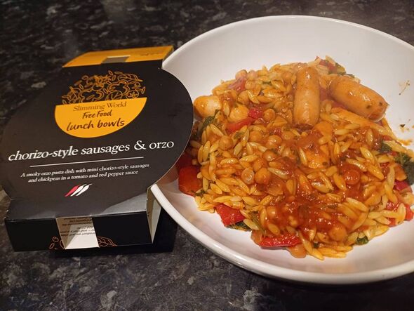 Slimming World Chorizo-Style Sausages  Orzo  400g, £3.75