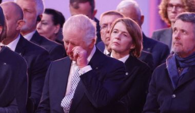 King Charles wipes away tears during incredibly moving Auschwitz ceremony | Royal | News