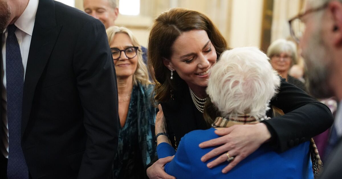 Princess Kate hugs 'old friend' in emotional reunion at Holocaust ceremony | Royal | News