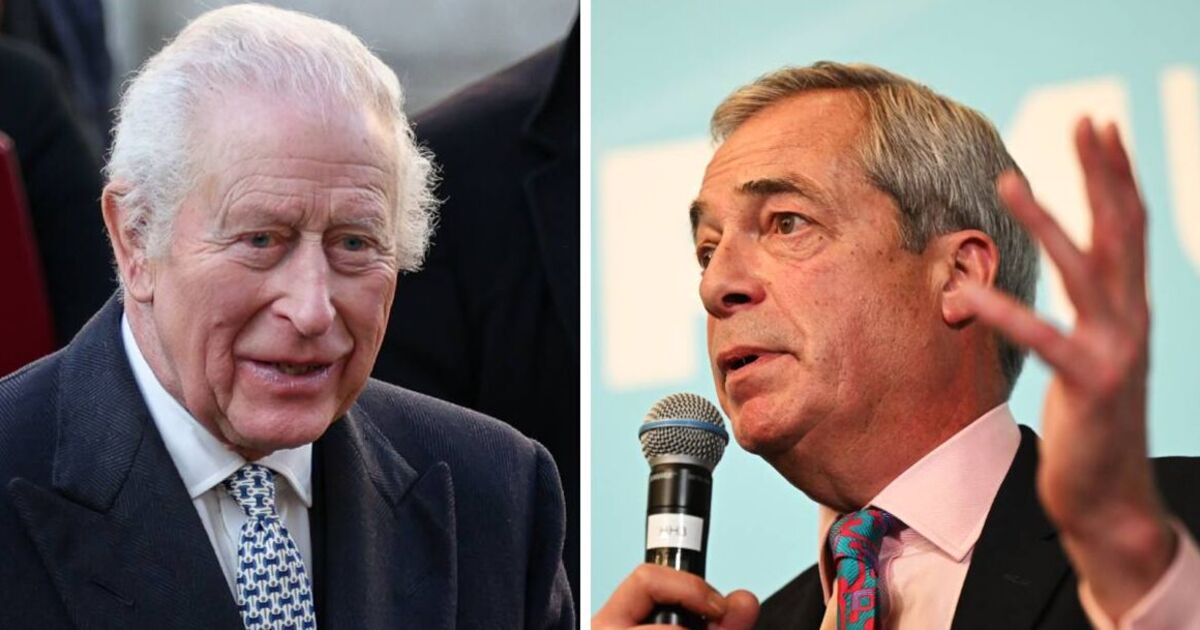 Nigel Farage's 3-word verdict on relationship with King as he mentions 'disagreements' | Royal | News