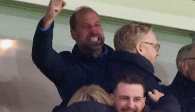 Prince William looks ecstatic as he celebrates Aston Villa victory during low-key outing | Royal | News