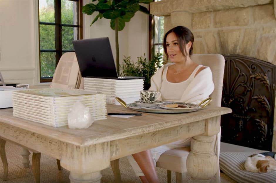 Meghan Markle's home office was seen on Netflix’s six-episode limited series Harry & Meghan.