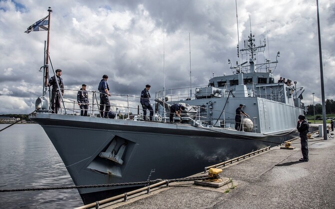 Estonian minehunter Sakala tracking Gulf of Finland shipping | News