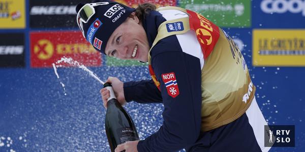 Johannes Klaebo in Therese Johaug četrtič junaka novoletne turneje