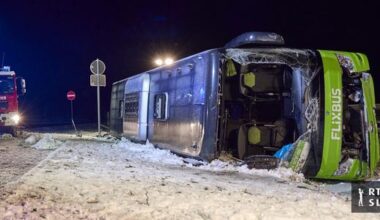 V nesreči avtobusa družbe Flixbus v Nemčiji umrla dva potnika