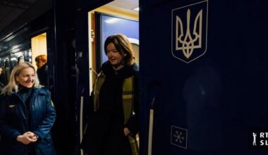 Ministrica Tanja Fajon na obisku v Kijevu