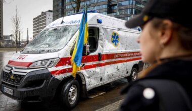 Une ambulance mitraillée venue d'Ukraine exposée dans cette ville de l'Oise, voici pourquoi