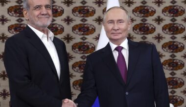 Presidents of Russia and Iran meet in the Kremlin ahead of signing partnership treaty | News