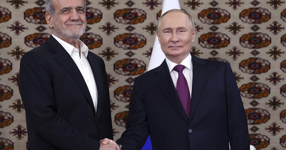 Presidents of Russia and Iran meet in the Kremlin ahead of signing partnership treaty | News