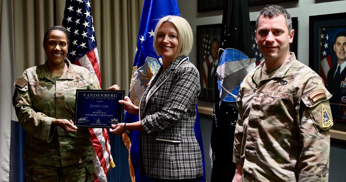 Lompoc hospital CEO named honorary commander of Vandenberg Space Force Base | Vandenberg Space Force Base