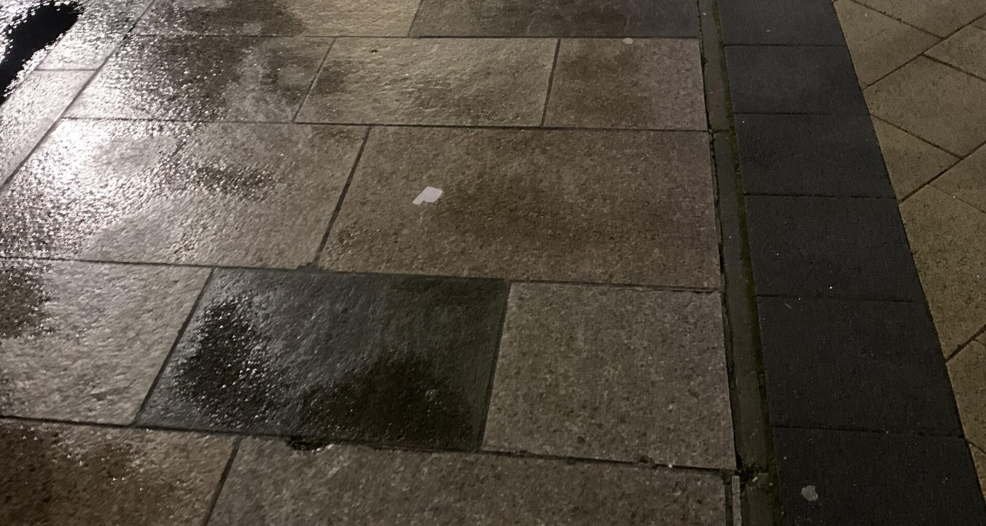 Are these type of slabs in Portadown designed to have no grip whatsoever?